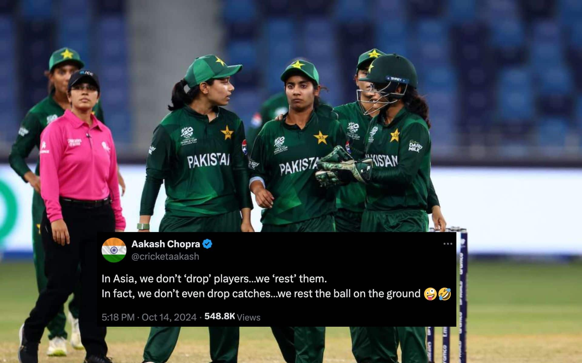 'Don’t Even Drop Catches...': Aakash Chopra Takes A Hilarious Dig At Pakistan Women’s Fielding